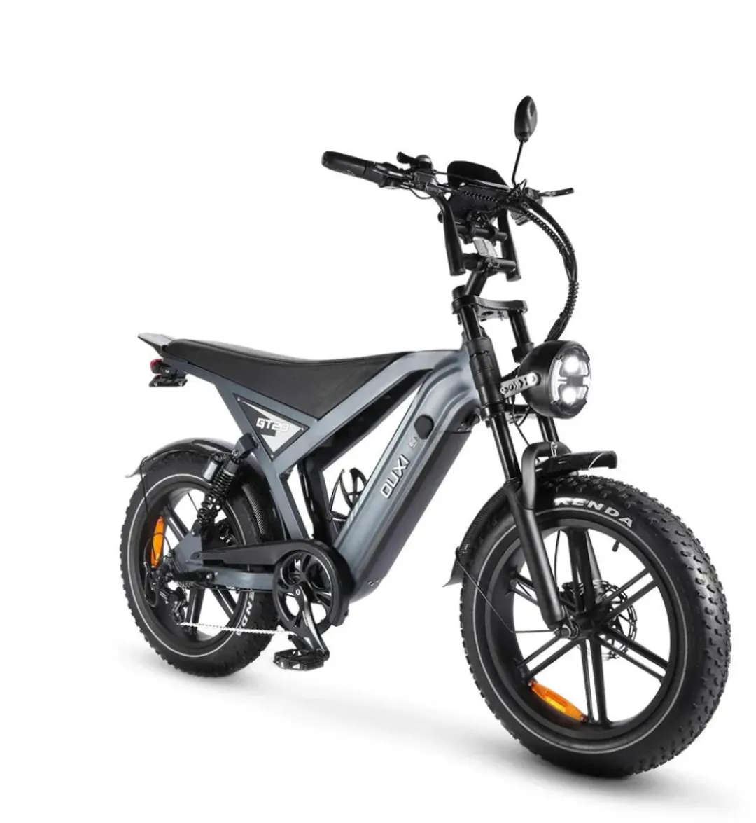 OUXI GT20 Elektrische Fatbike 250W - 7 Versnellingen - Grijs