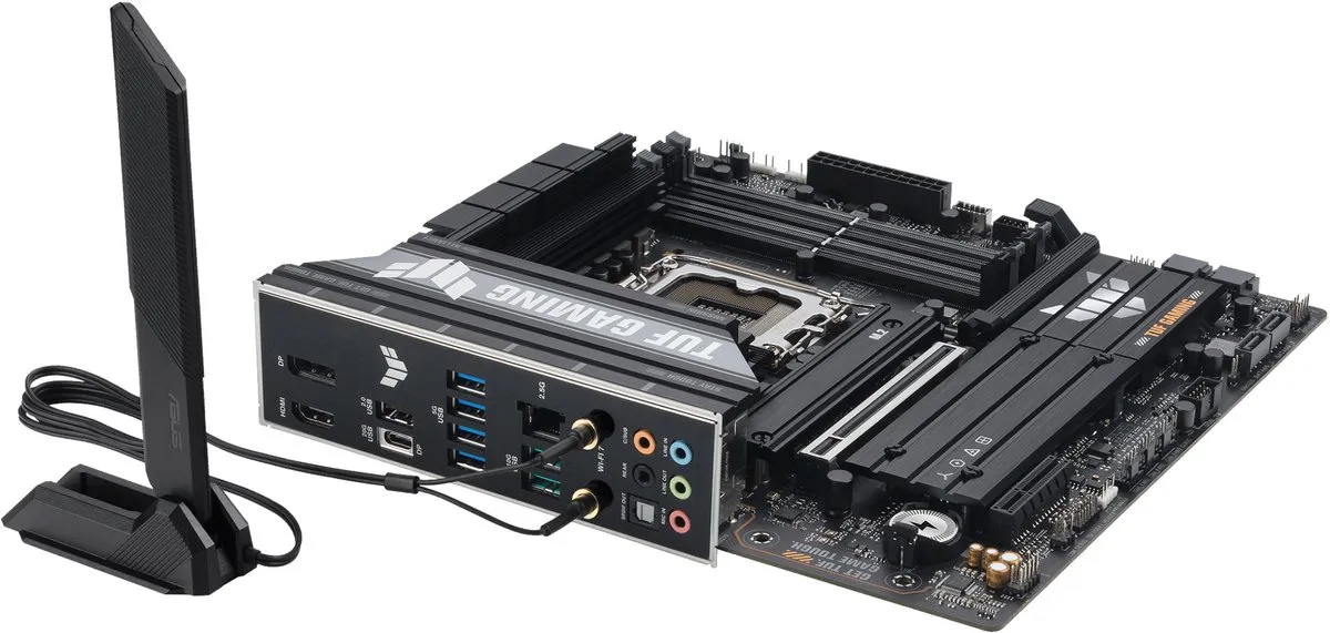 ASUS TUF GAMING B860M-PLUS WIFI Moederbord - Micro-ATX - Intel B860