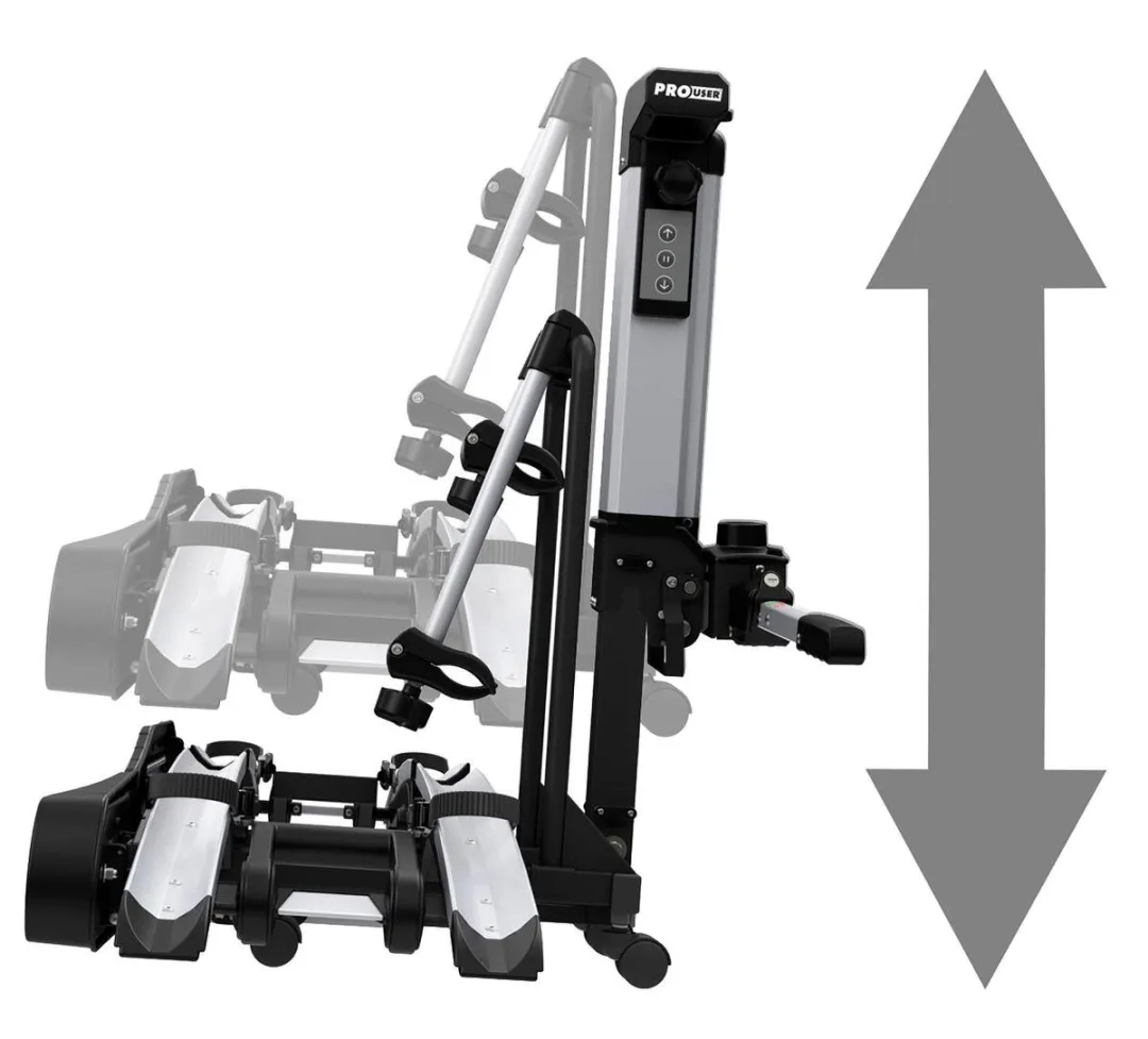 Pro-User Diamant Bike Lift Fietsendrager 2 Fietsen - Zwart