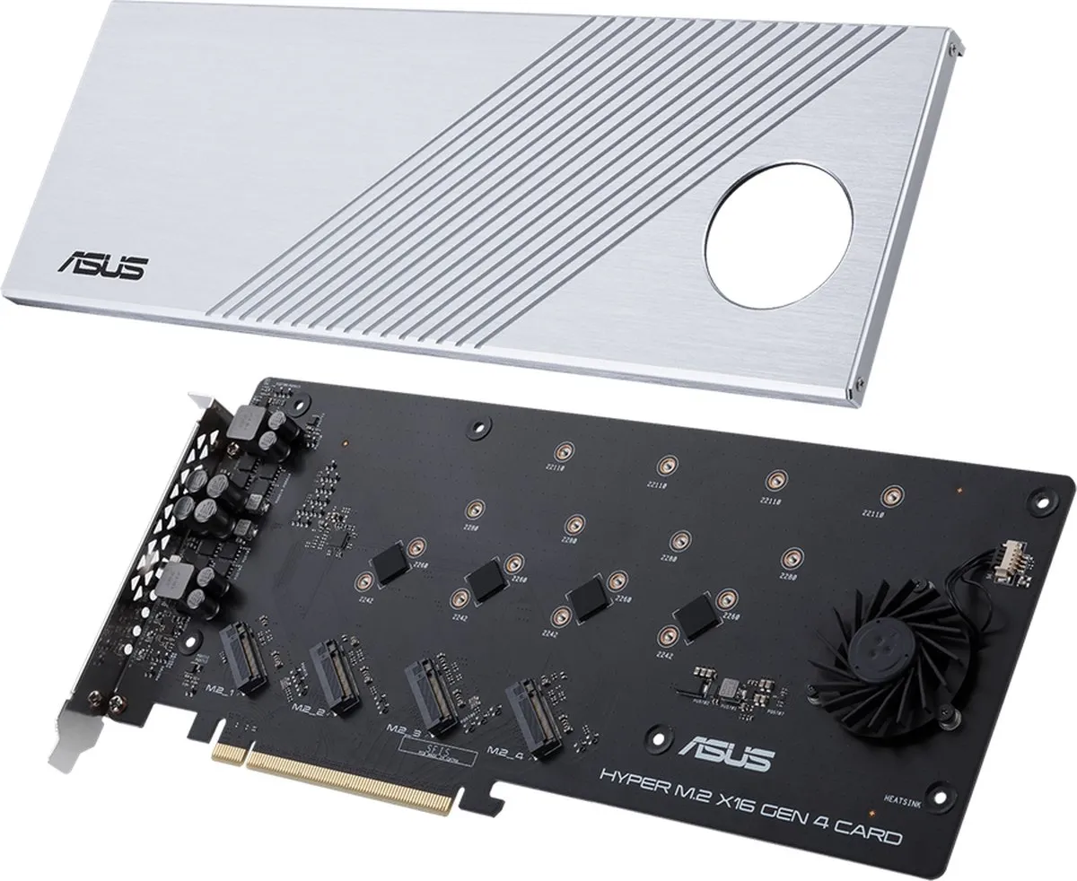 ASUS Hyper M.2 x16 Gen 4 Interfacekaart 90MC08A0-M0EAY0