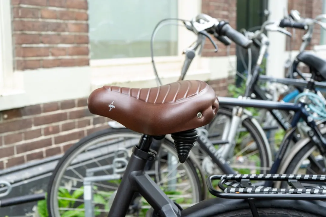 Voltano Drifter Wave 2.0 Fietszadel - Bruin - Met Zadelstrop - afbeelding 6 van 6