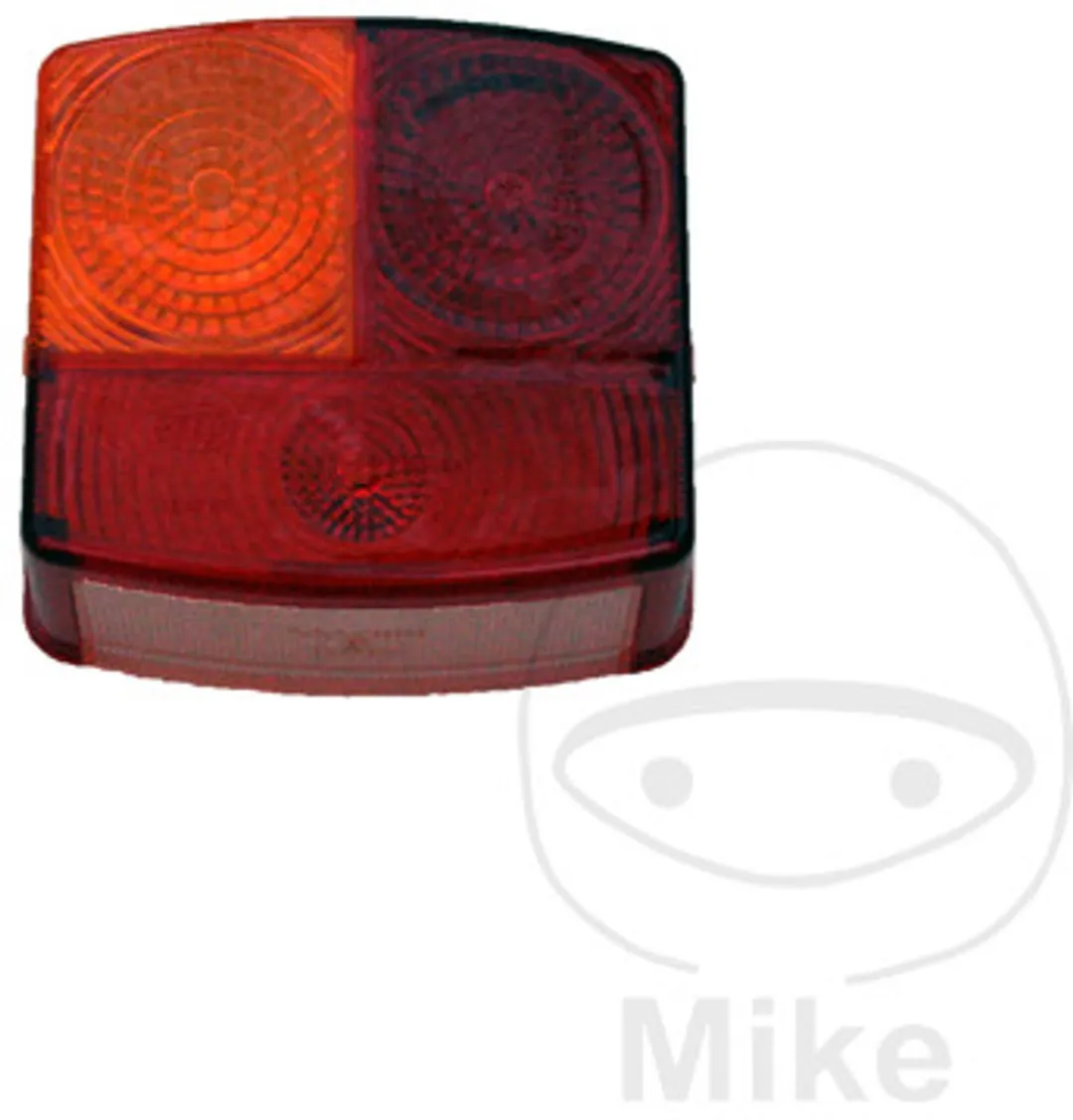 Hella Los Lampglas 3-Kamer 9EL 134 739-001 - Rood/Oranje