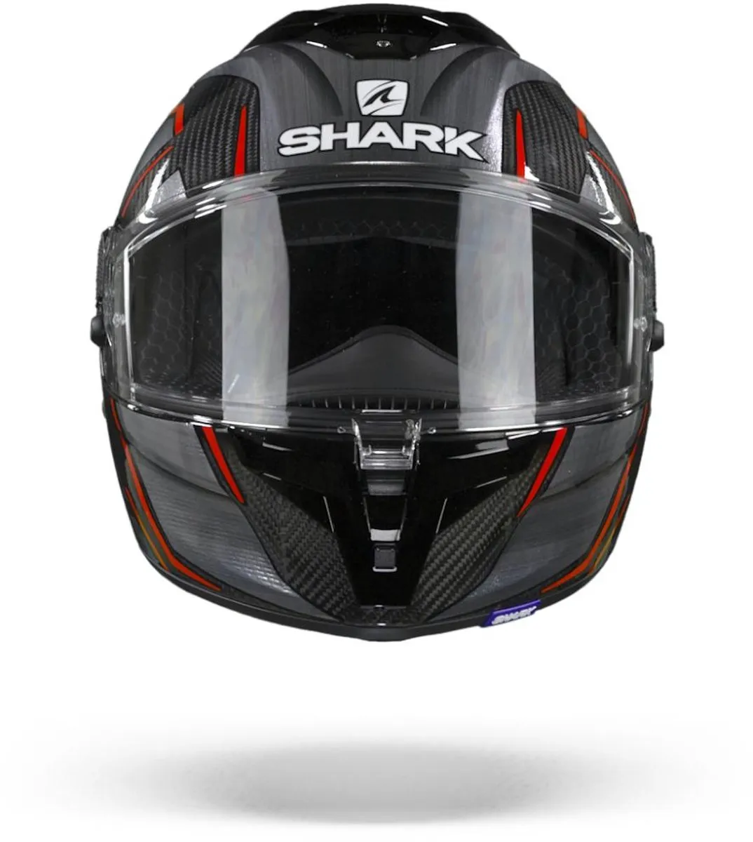 Shark Spartan GT Carbon Kromium Motorhelm - XS - Rood
