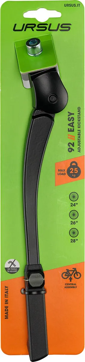 Ursus Verstelbare Fietsstandaard - 26 Inch - Zwart