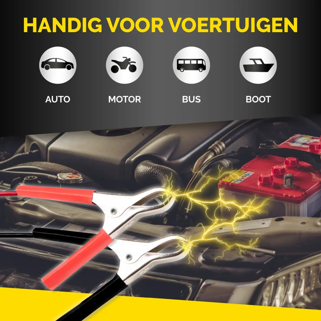 Dunlop Acculader 12V - IP65 - Zwart