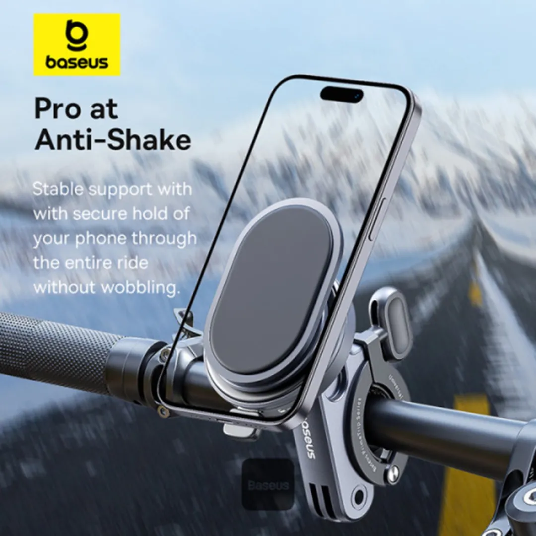 Baseus PrimeTrip Telefoonhouder Fiets Stick-on C40569001121-00 - Zwart