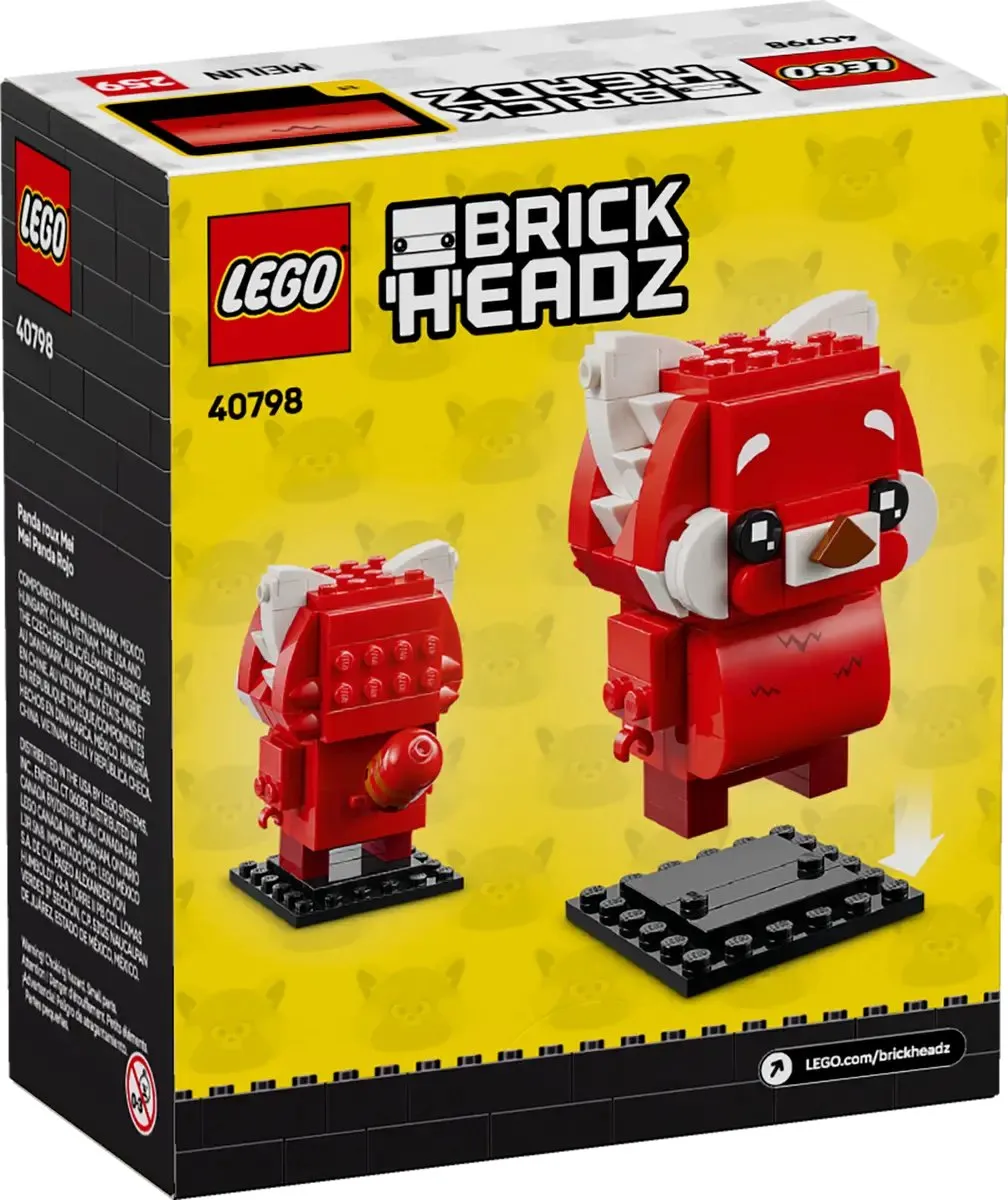 LEGO Disney Turning Red Brickheadz 40798 - 121 Stukken - Multikleur