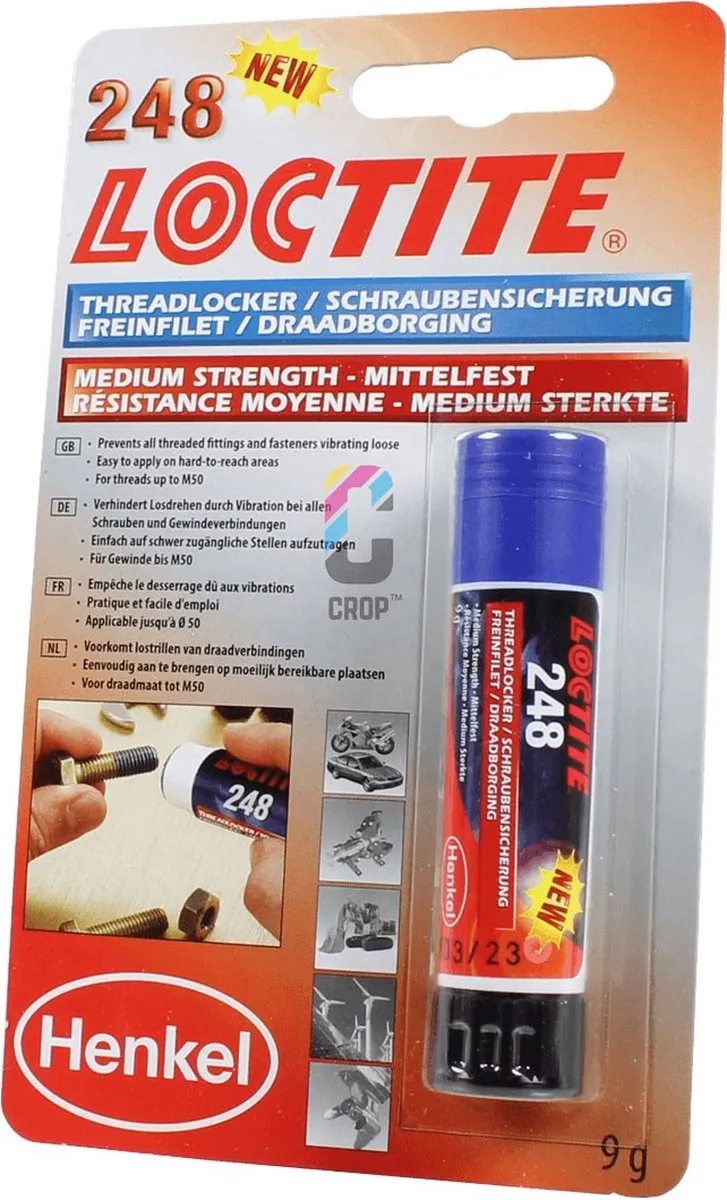 Loctite 540497 Borgmiddel (blauw) 9ml