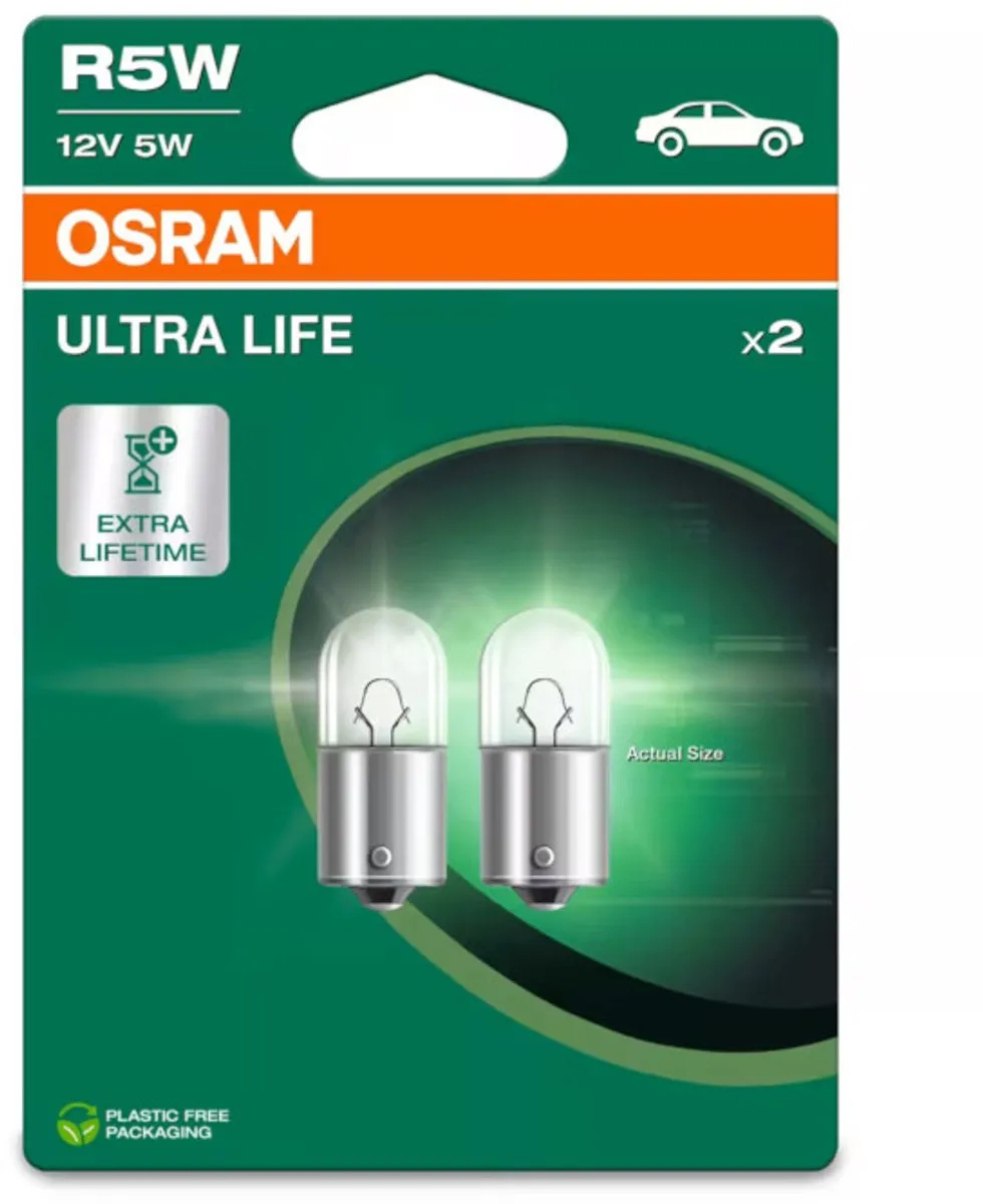 Osram R5W BA15s 12V Ultra Life Set