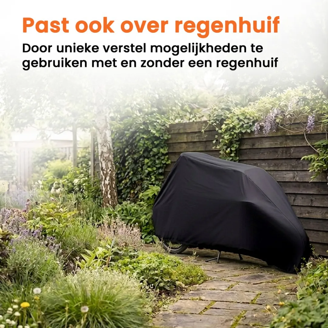 Premium Bakfietshoes waterdicht – Geschikt voor Met en zonder regenhuif - 450D Oxford bakfiets hoes - Geschikt voor o.a Urban Arrow, Lovens, Babboe, Vogue, Dolly, Makki