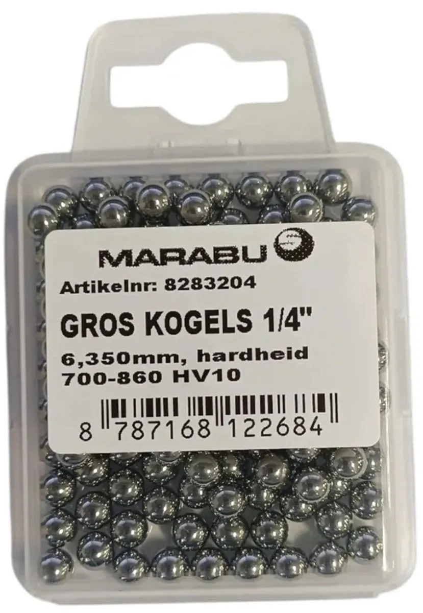 Marabu Kogels 6.35mm - Zilver - 250 Stuks