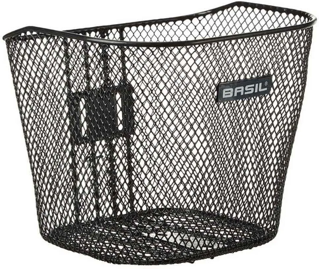 Basil Toronto Kinderfietsmand - Staal - 10L - Zwart