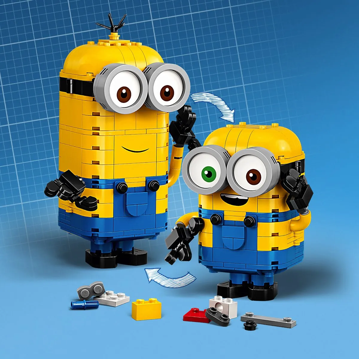LEGO Minions Stenen Schuilplaats 75551 - 3 Minifiguren