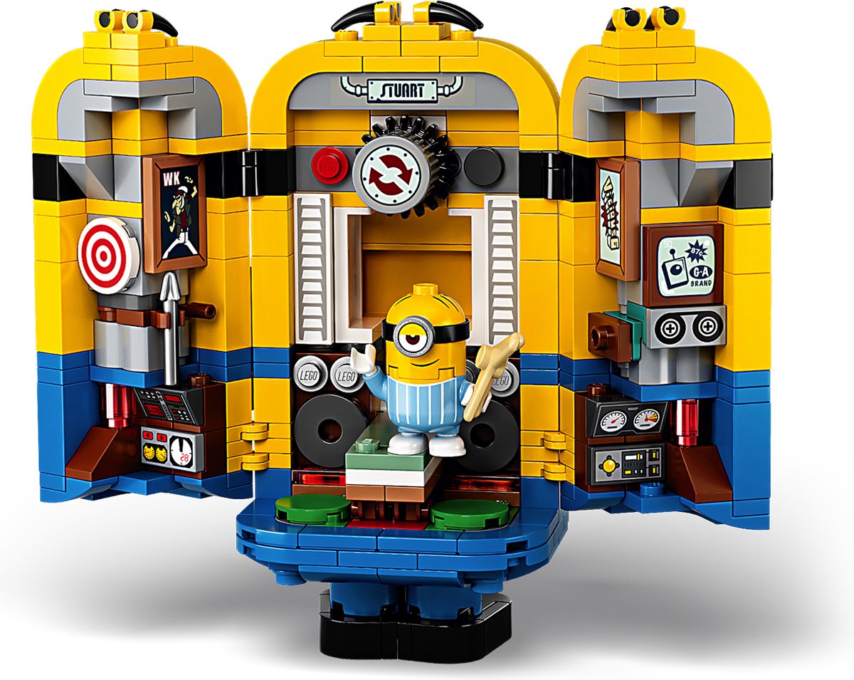 LEGO Minions Minions-figuren van Stenen en hun Schuilplaats - 75551