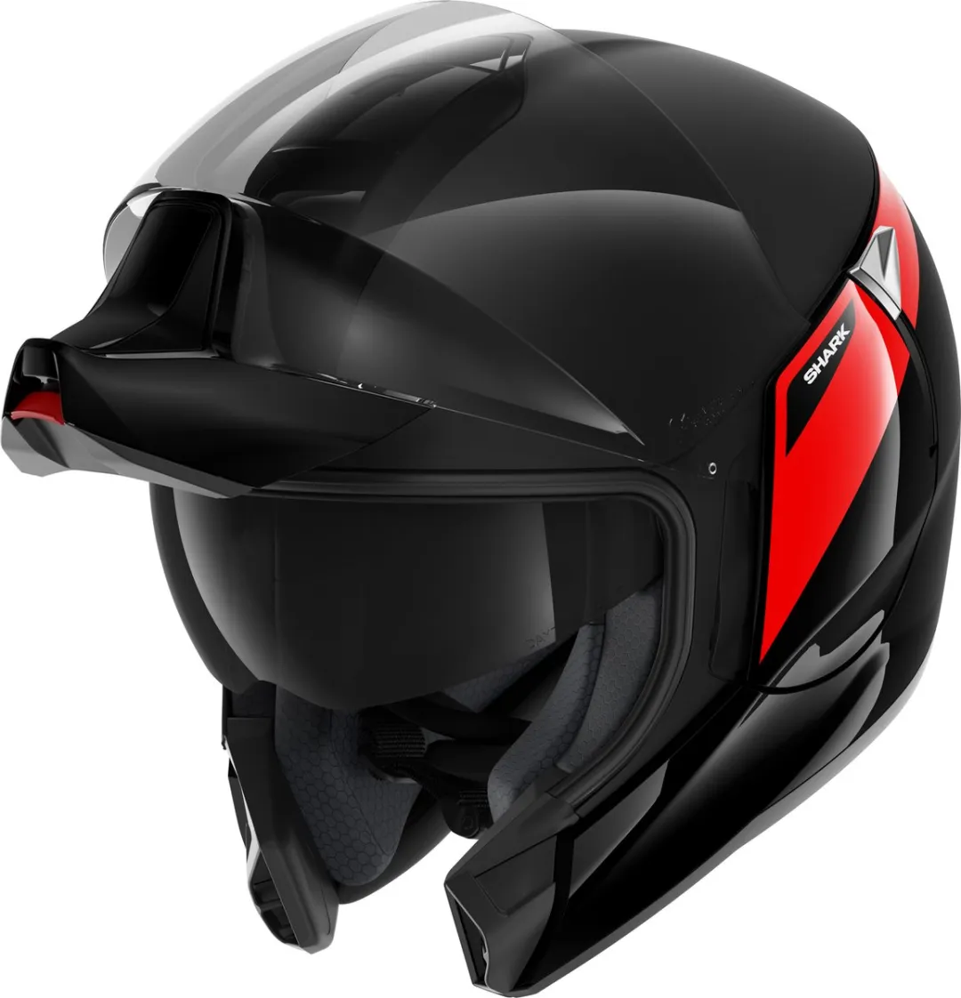 Shark EvoJet Karonn MAT Motorhelm - XS - Rood