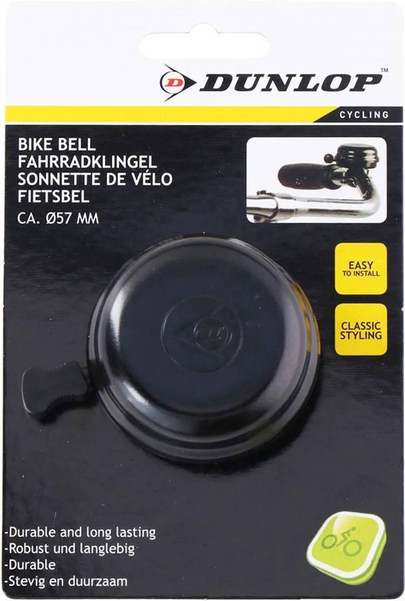 Dunlop Fietsbel 57mm - Zwart