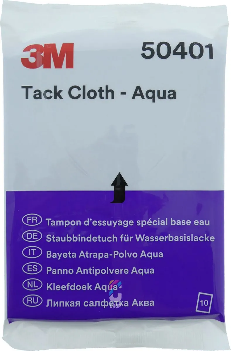 3M 50401 Kleefdoek voor watergedragen lakken - 10 Stuks