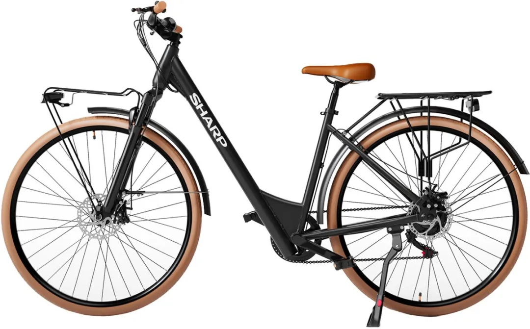 Sharp Queens Elektrische Damesfiets 28" - 250W - 290Wh - Zwart