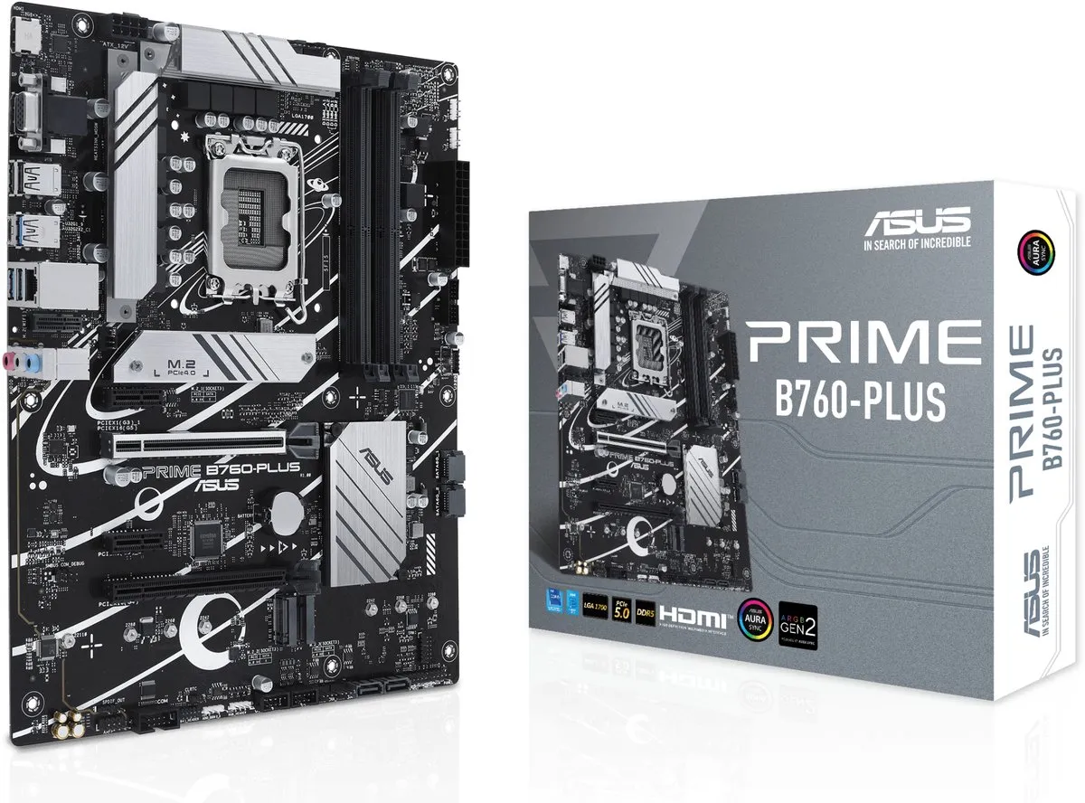 ASUS PRIME B760-PLUS Moederbord - Intel B760 - LGA 1700