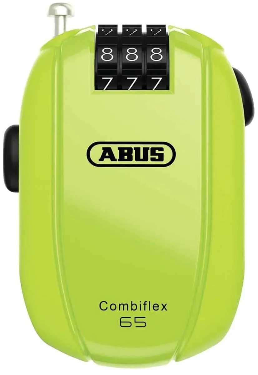 ABUS Combiflex StopOver 65 Cijferslot - 65cm - Fluorgeel