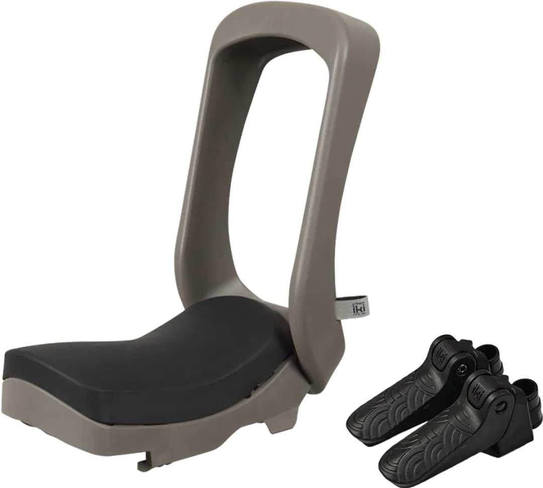 Urban Iki Junior Fietsstoeltje Suzume Grey/Bincho Black