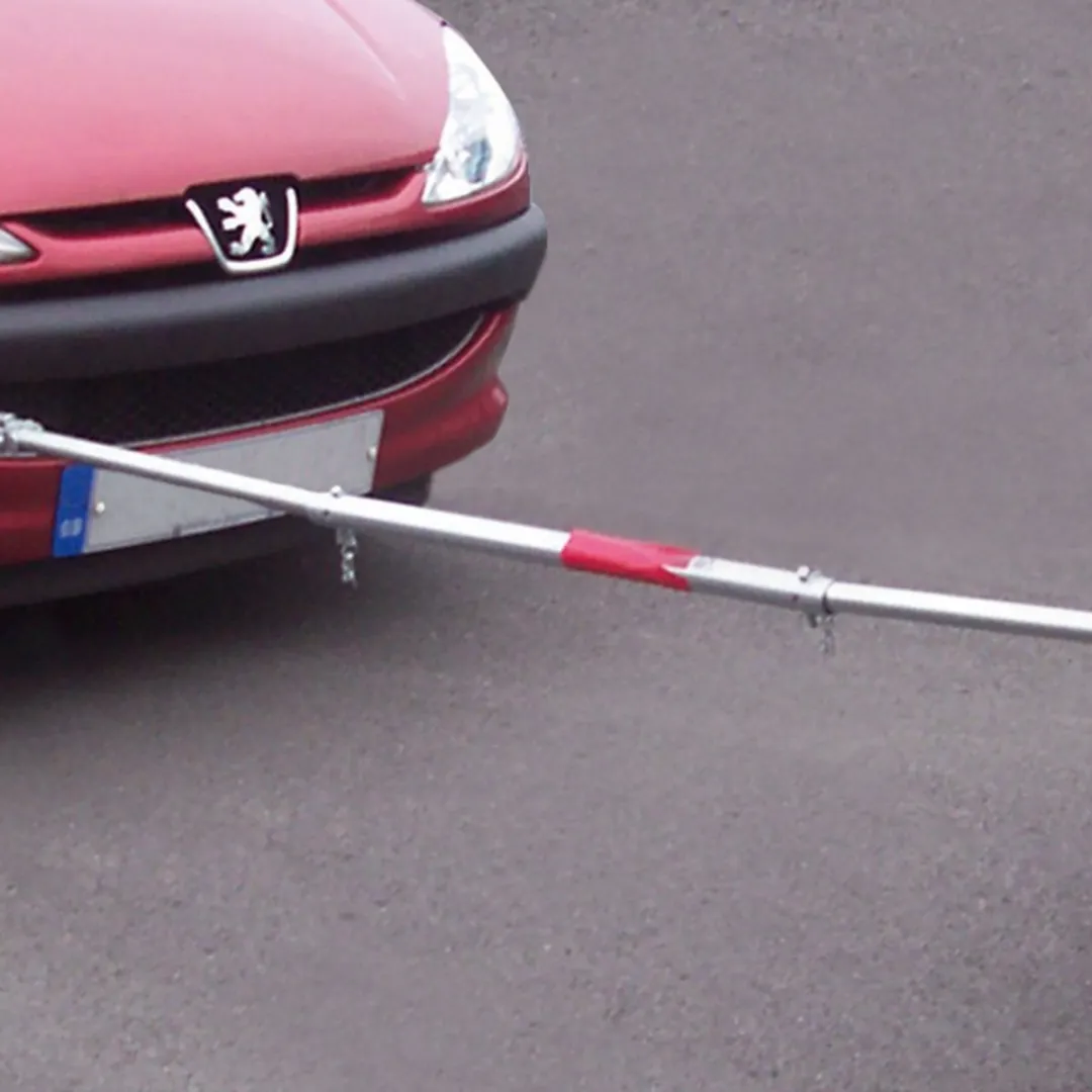 Silverline Verchroomde Sleeppaal 1800kg 1,8m 3-delig - Grijs