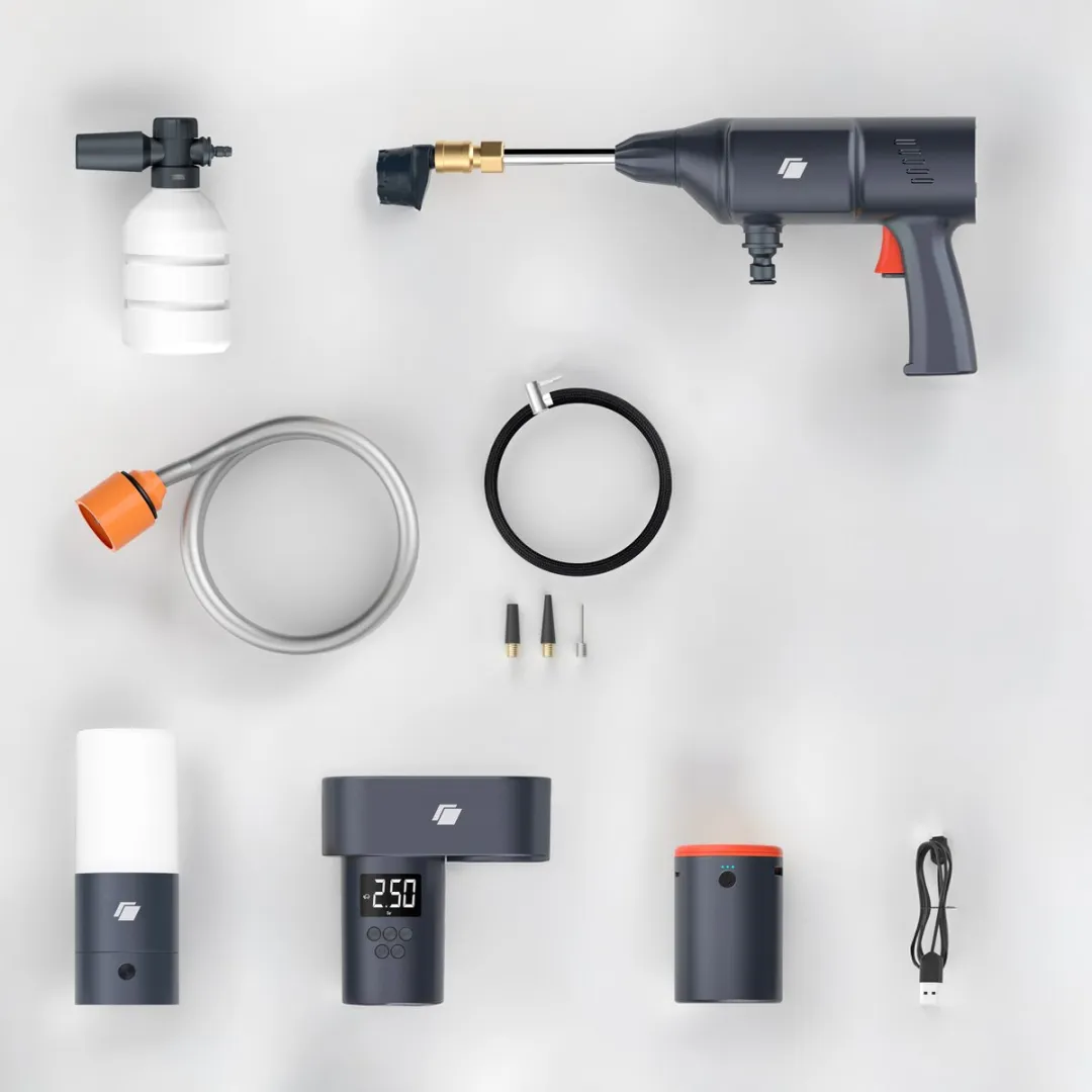Caliber CPS-SET-01 PowerSnap Kit - 15.000mAh Accu - Zaklamp & Bandenpomp