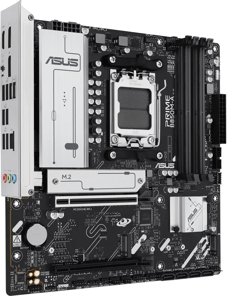 ASUS PRIME B850M-A-CSM AM5 Micro-ATX Moederbord