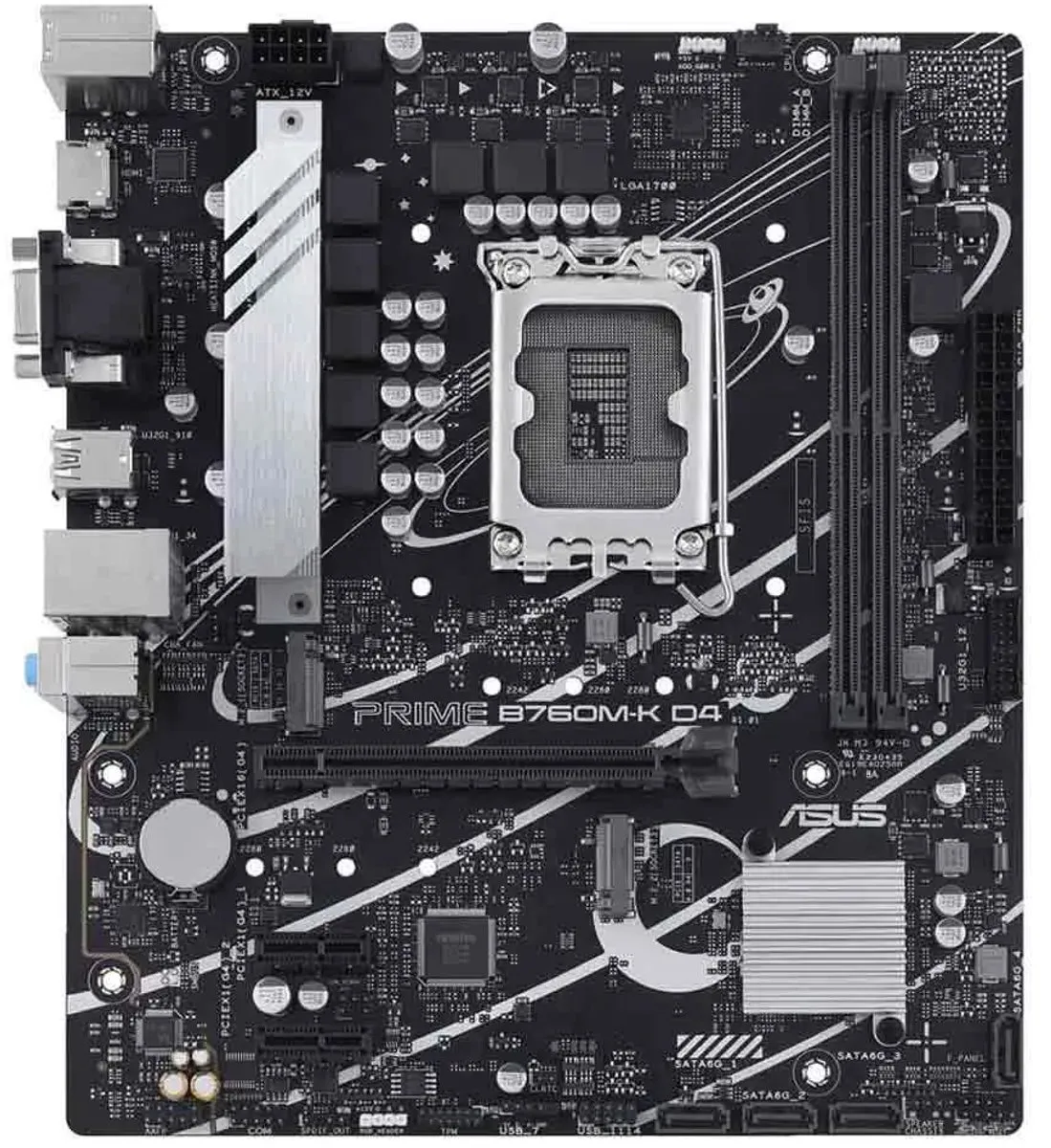 ASUS PRIME B760M-K D4 Moederbord - microATX