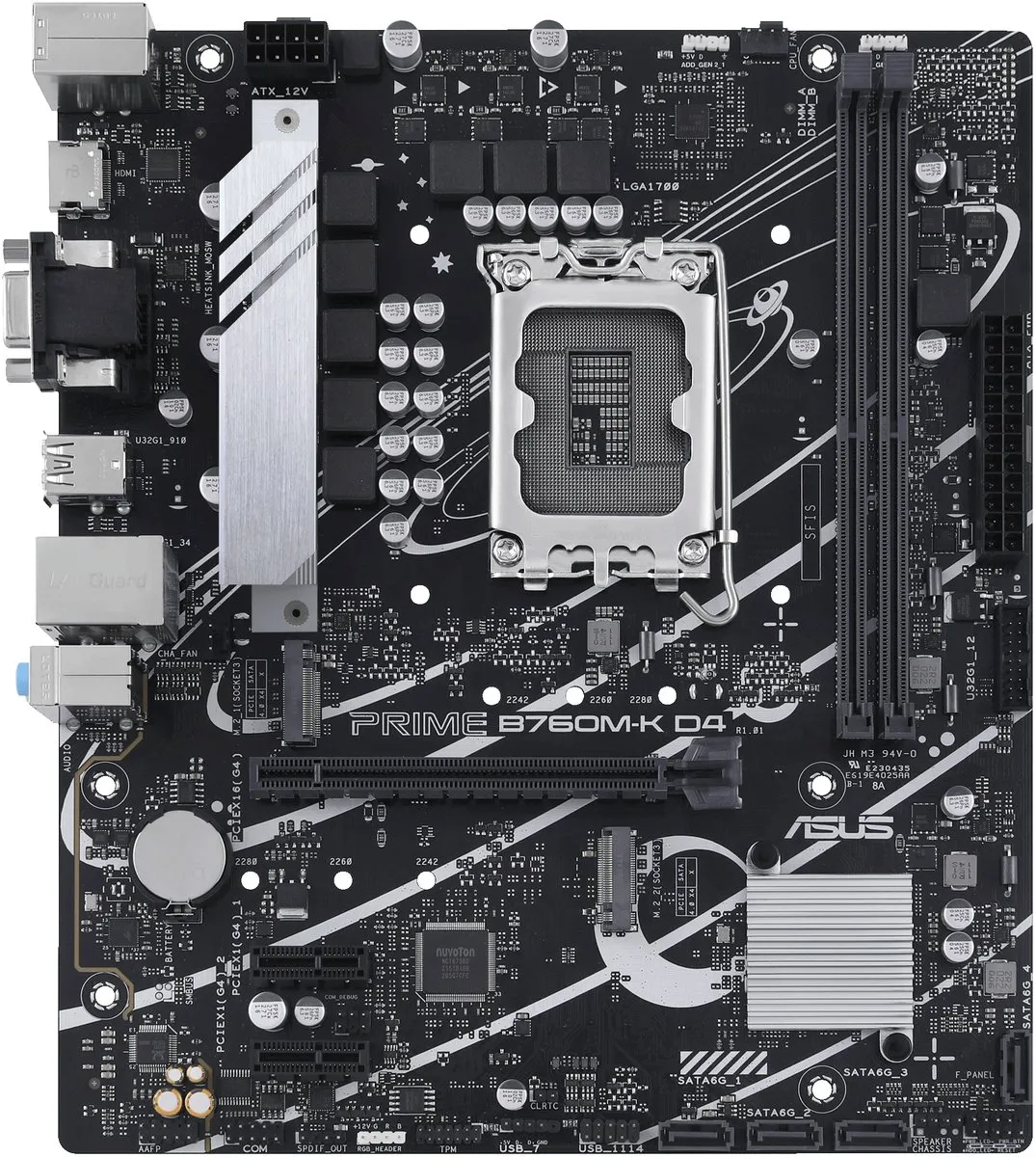 ASUS PRIME B760M-K D4 Moederbord - microATX