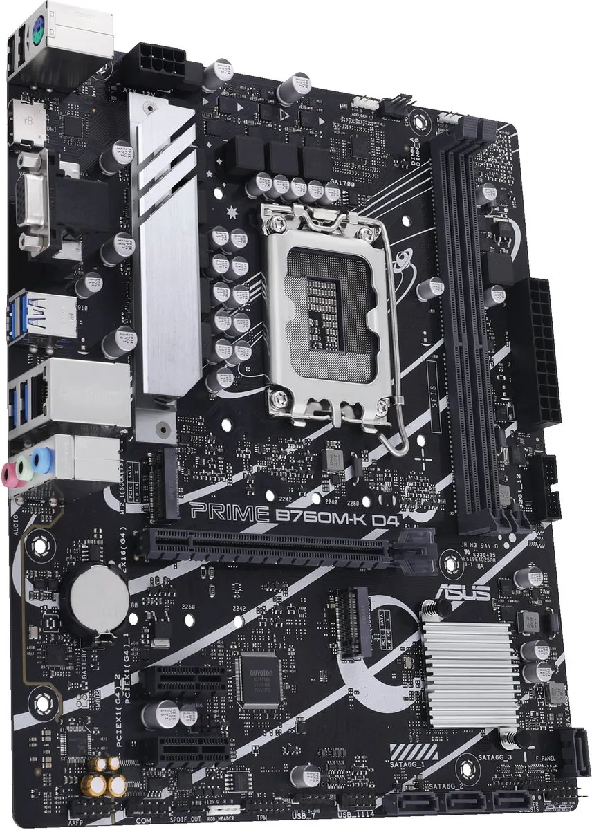 ASUS PRIME B760M-K D4 Moederbord - microATX