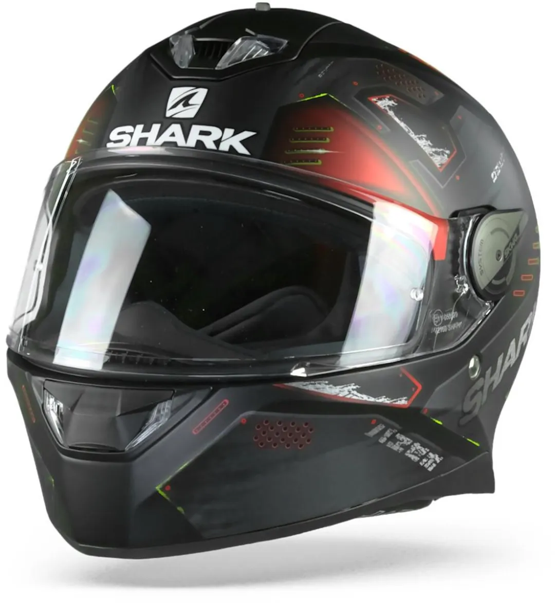 Shark Skwal 2 Venger Motorhelm - Maat XS - Antraciet Rood