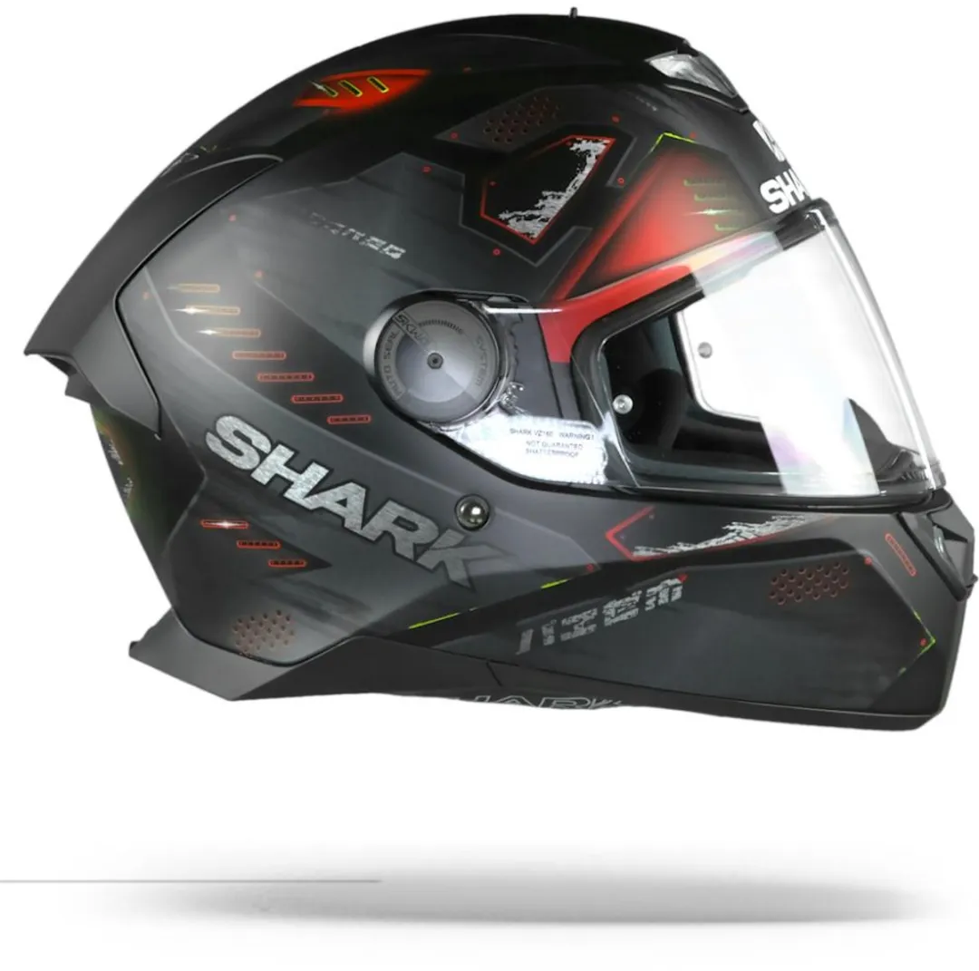 Shark Skwal 2 Venger Motorhelm - Maat XS - Antraciet Rood