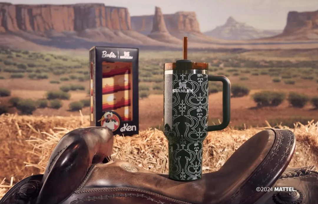 Stanley x Barbie ’80s Western Ken Quencher 40oz Tumbler 1.2L - Limited Edition