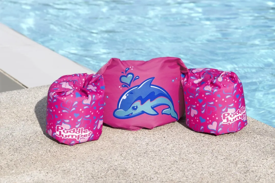 Bestway Puddle Jumper Dolfijn - Roze - 15-30 kg