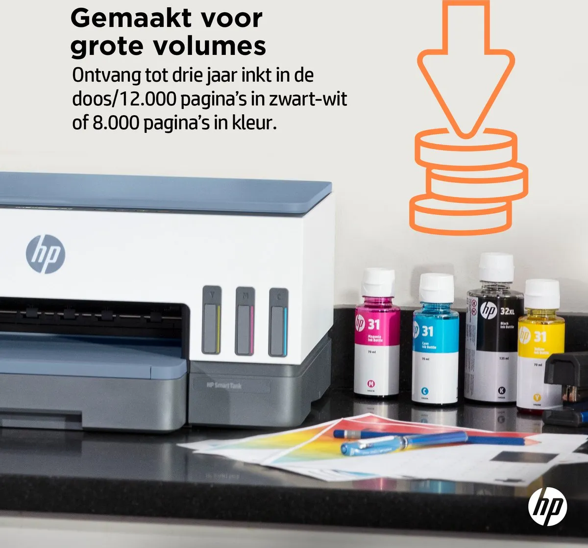 HP Smart Tank 7006 All-in-One Inktprinter - Wit