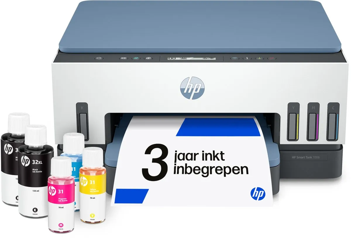 HP Smart Tank 7006 All-in-One Inktprinter - Wit