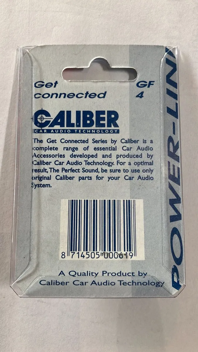 Caliber GF4 Glaszekeringen 4A - 10x38mm - 4 Stuks