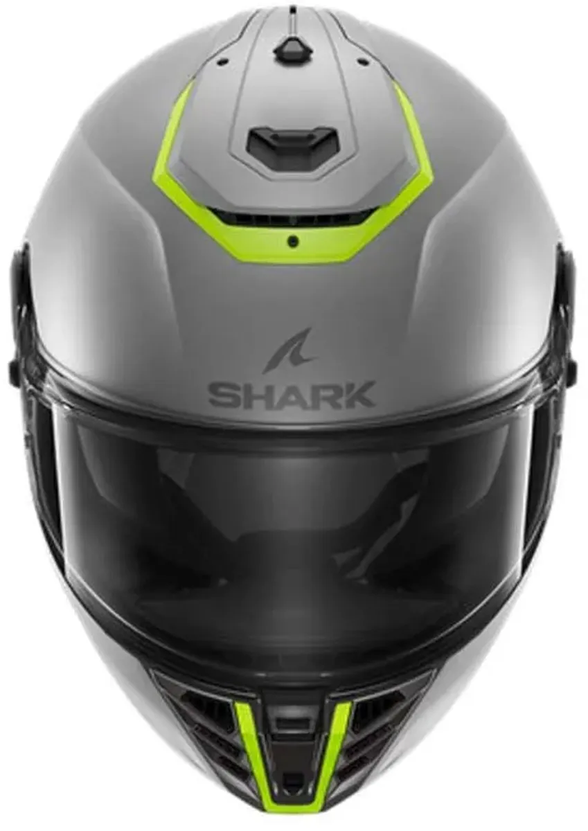 Shark Spartan RS Blank Mat Helmet - XL - Zilver Geel - afbeelding 6 van 6