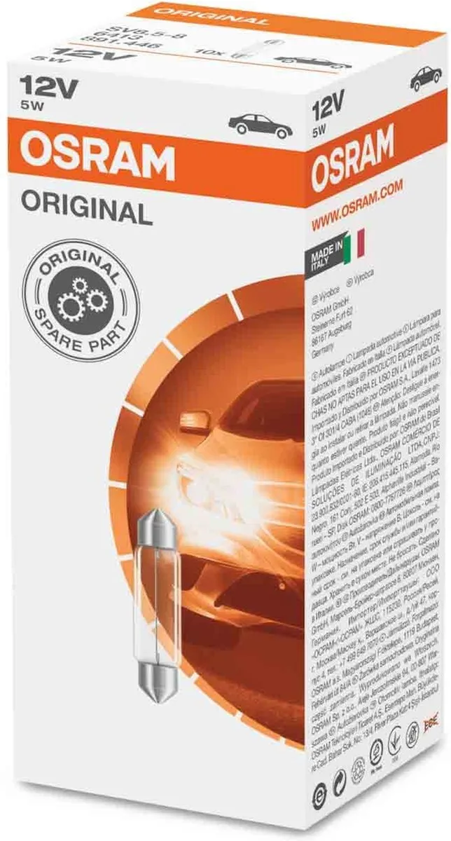 Osram OS6413 C5W Gloeilamp 12V 5W