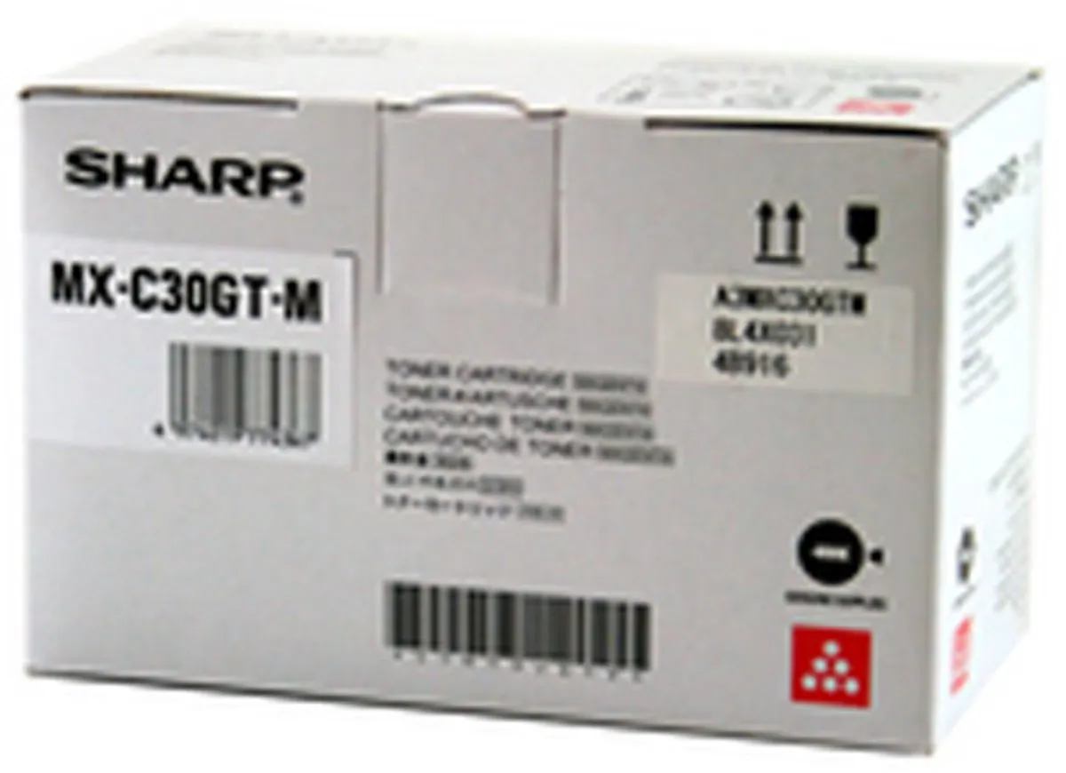 Sharp MXC30GTM Tonercartridge Magenta - 6000 pagina's
