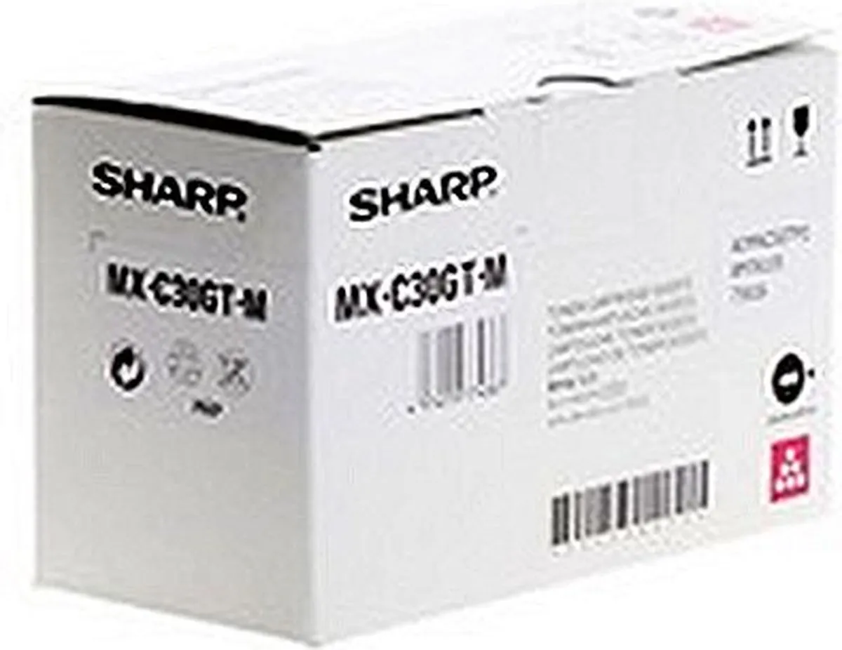 Sharp MXC30GTM Tonercartridge Magenta - 6000 pagina's