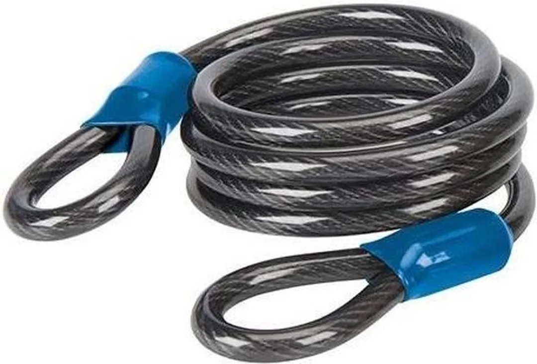 Silverline Stalen Beveiligingskabel 2,5m Ø8mm - Weerbestendig