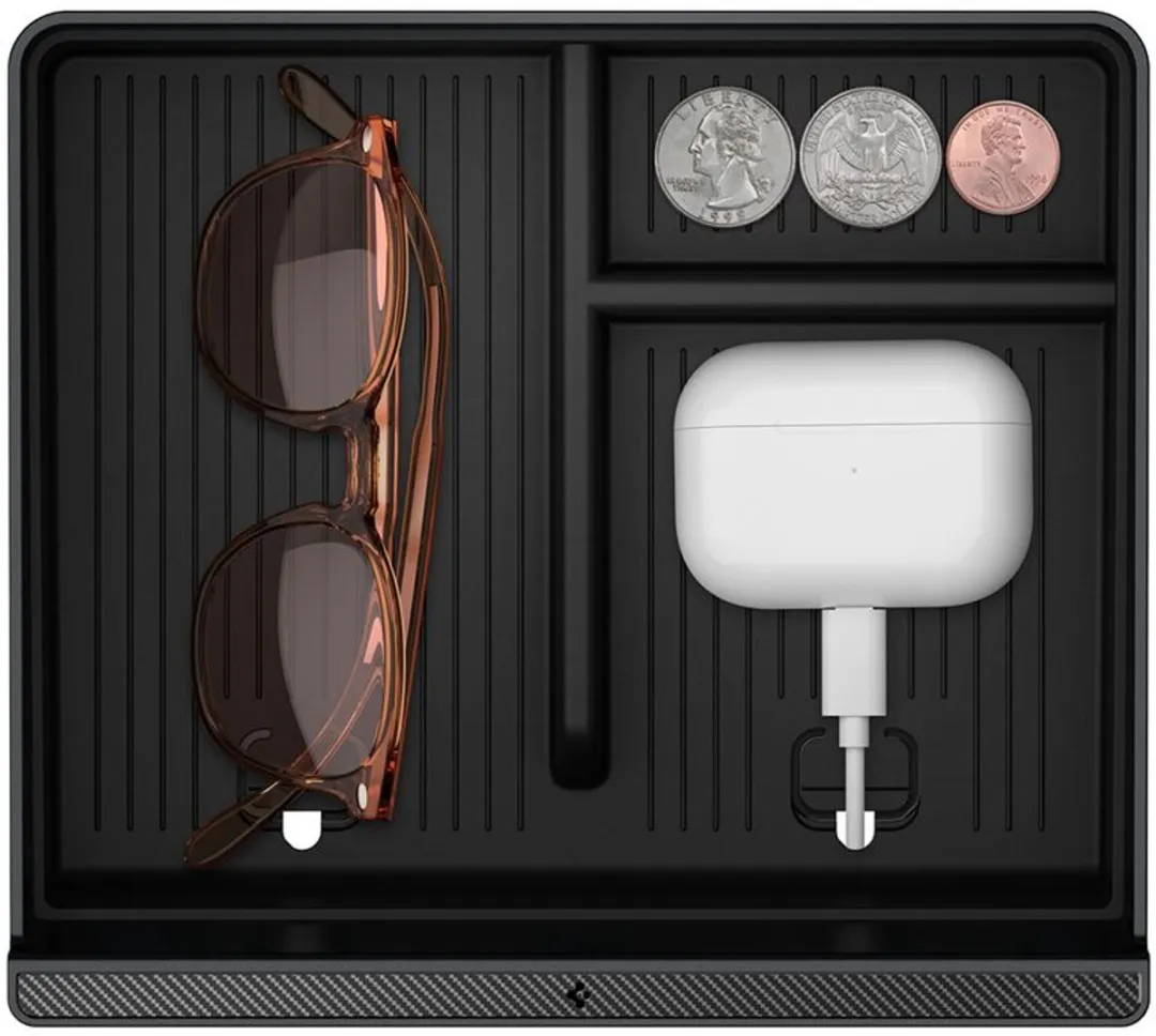 Spigen Tesla Console Organizer Onderkant - Zwart