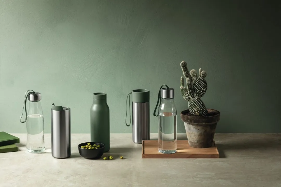 Eva Solo Drinkfles 500ml Glas Cactus Green - 575045