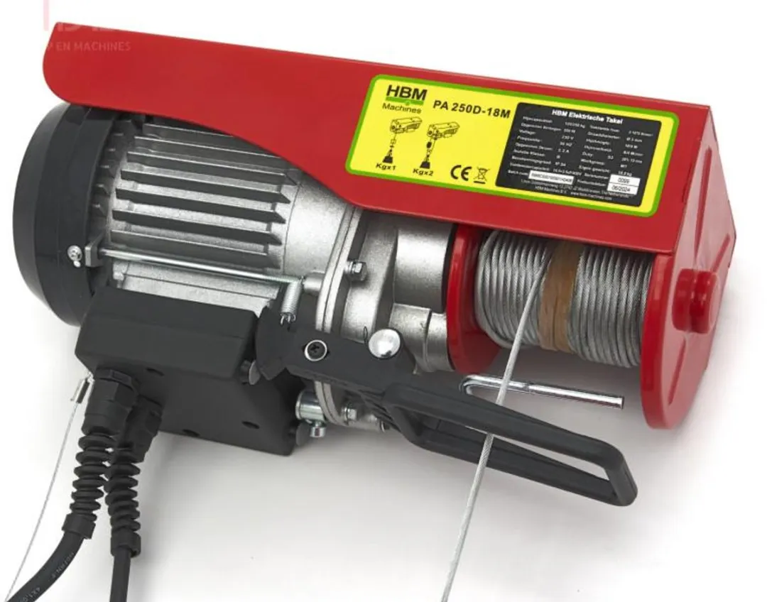 HBM 250 kg Elektrische Takel 18m