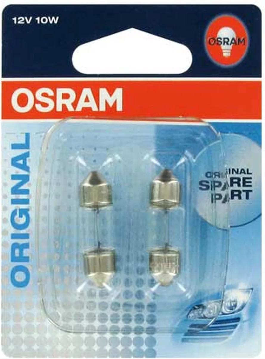 Osram Original Line C10W Soffittelamp 10W - Zwart