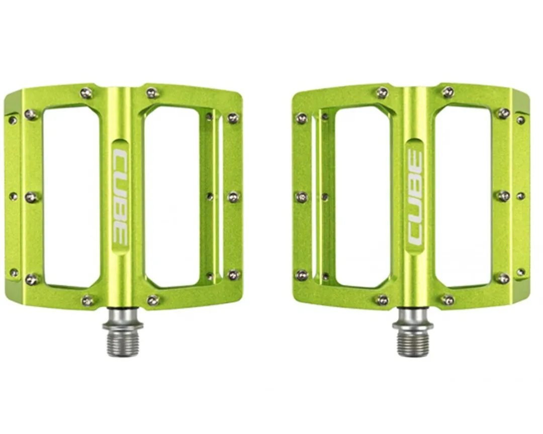 Cube All Mountain Fietspedalen - CNC Aluminium - Groen