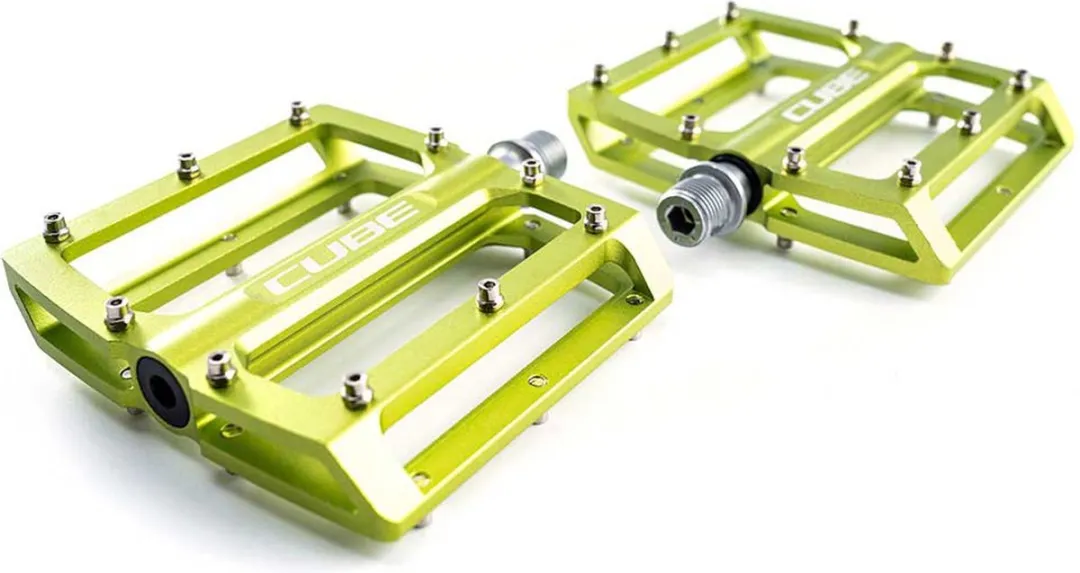 Cube All Mountain Fietspedalen - CNC Aluminium - Groen - afbeelding 6 van 6