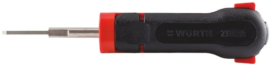 Würth Ontgrendelgereedschap voor connectors - 1 Stuks - Rood/Zilver/Zwart
